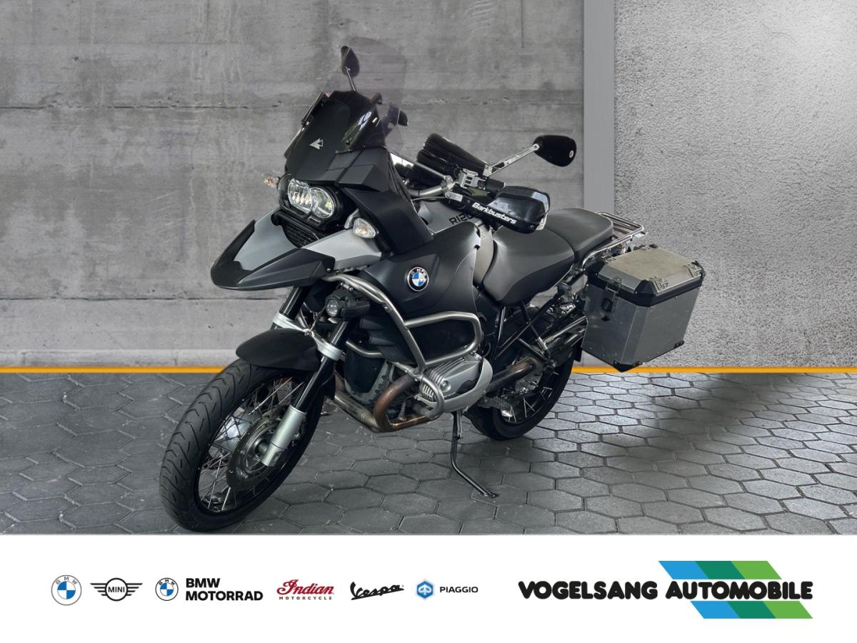BMW R 1200 GS Adventure in Weiß von vorne BMW R 1200 GS Adventure in Weiß von vorne