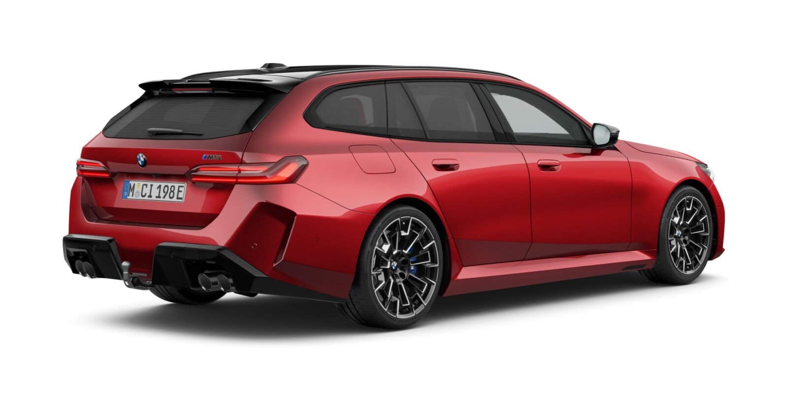 BMW BMW M in Rot von hinten BMW BMW M in Rot von hinten