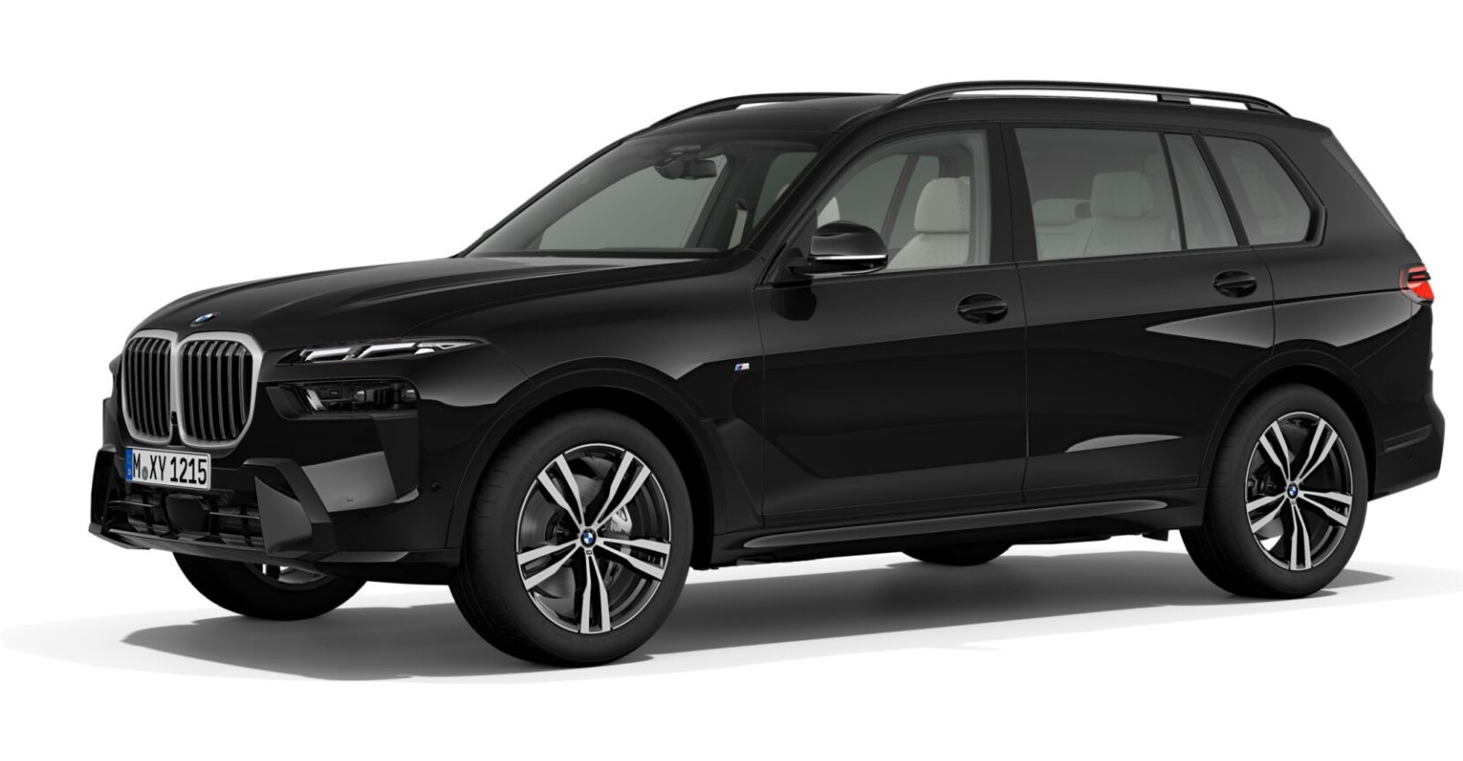 BMW BMW X in Schwarz von vorne