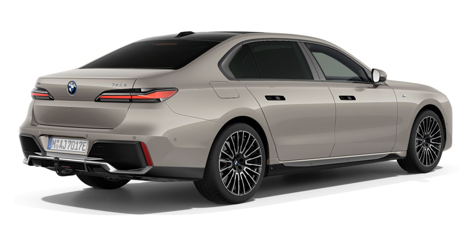 BMW BMW 7er in Grau von hinten BMW BMW 7er in Grau von hinten