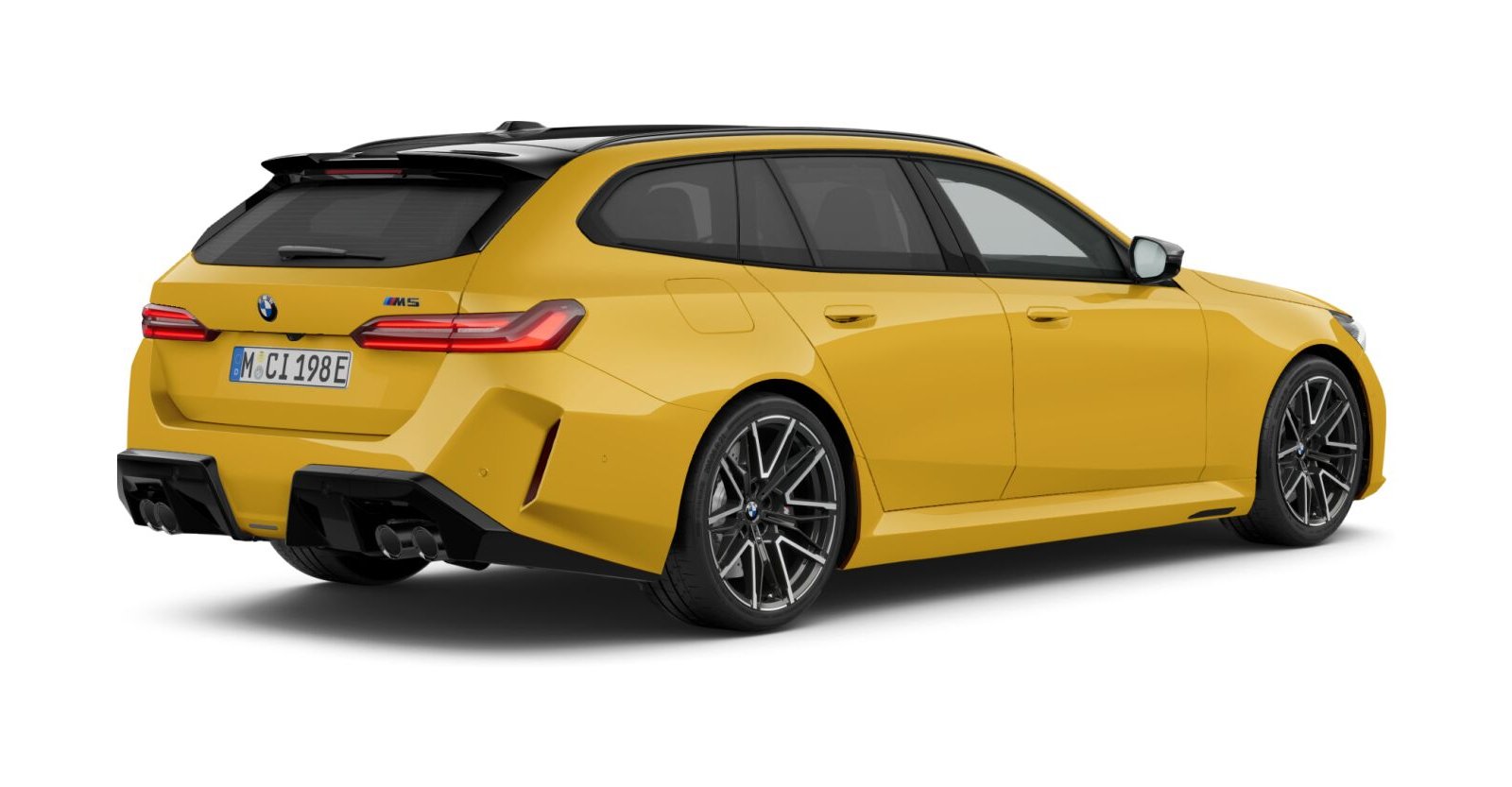 BMW BMW M in Gelb von hinten