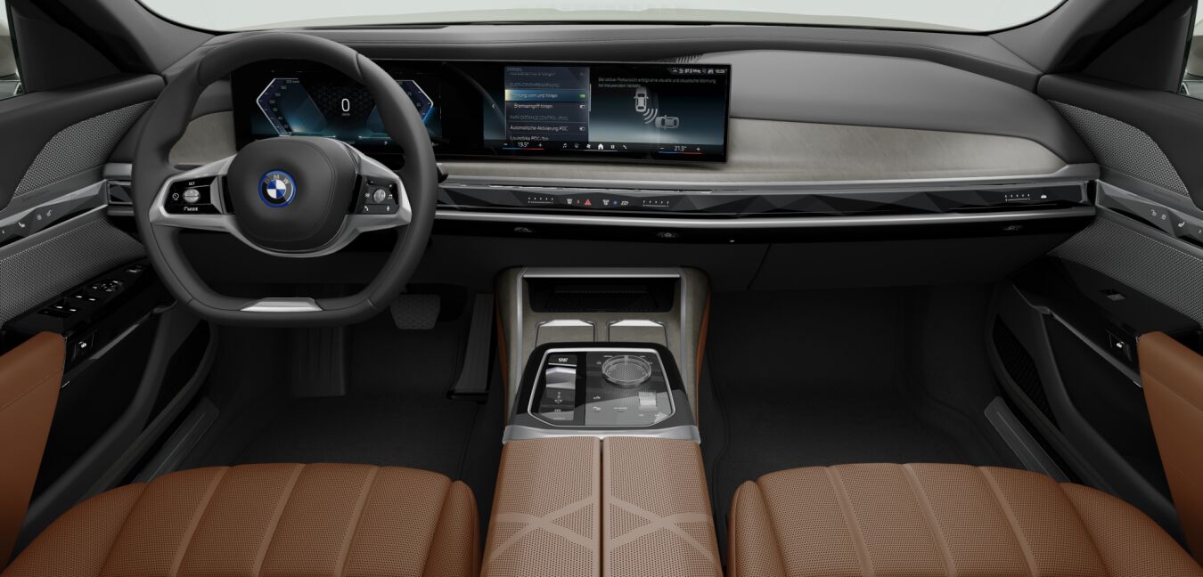 BMW BMW I im Innenraum von vorne