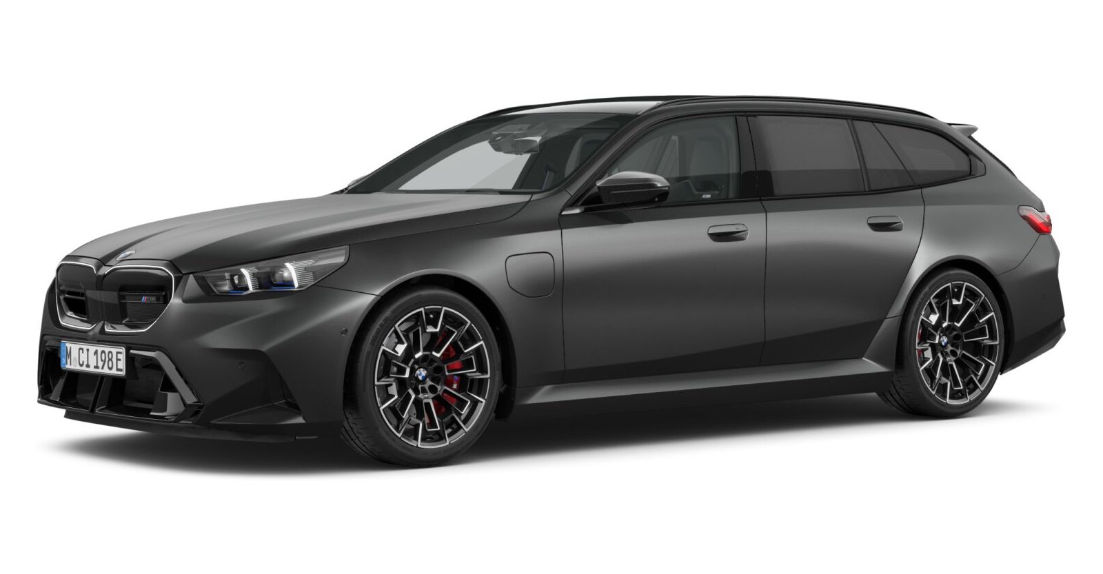 BMW M5 Touring in Grau von vorne
