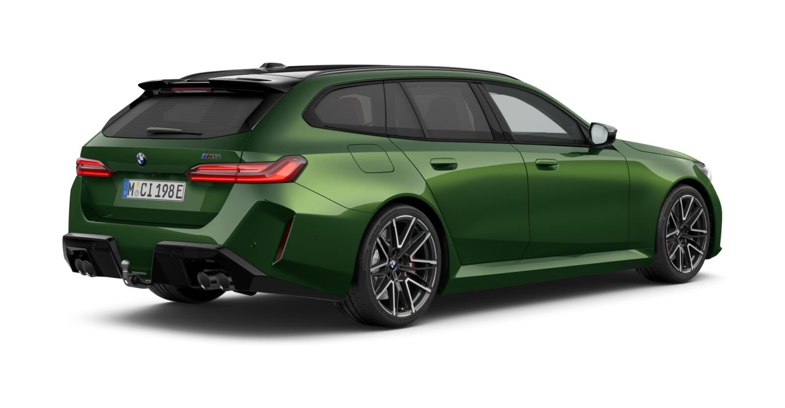 BMW BMW M in Grün von hinten