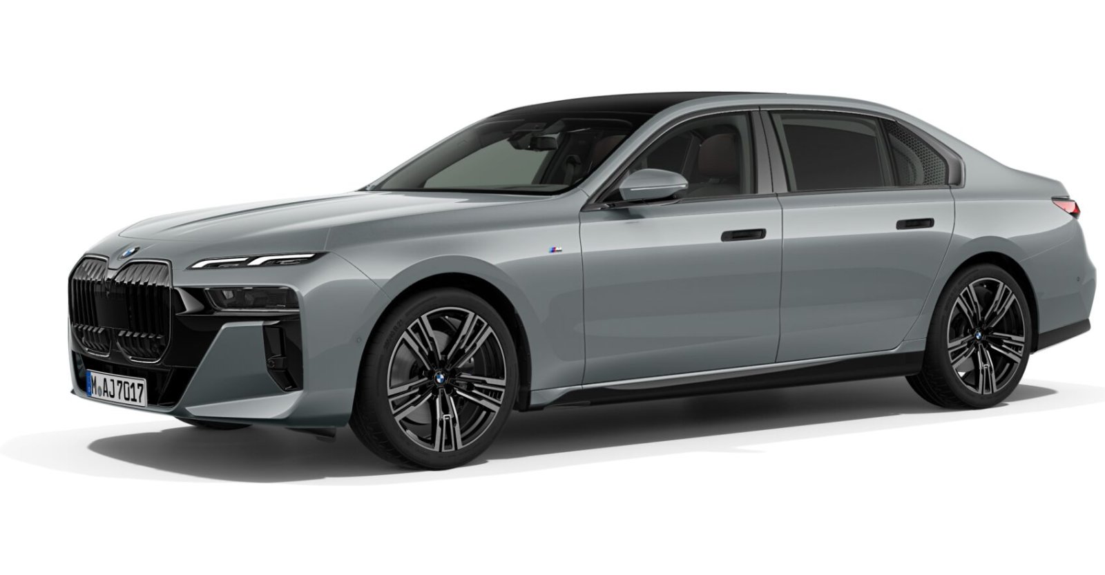 BMW BMW 7er in Grau von vorne