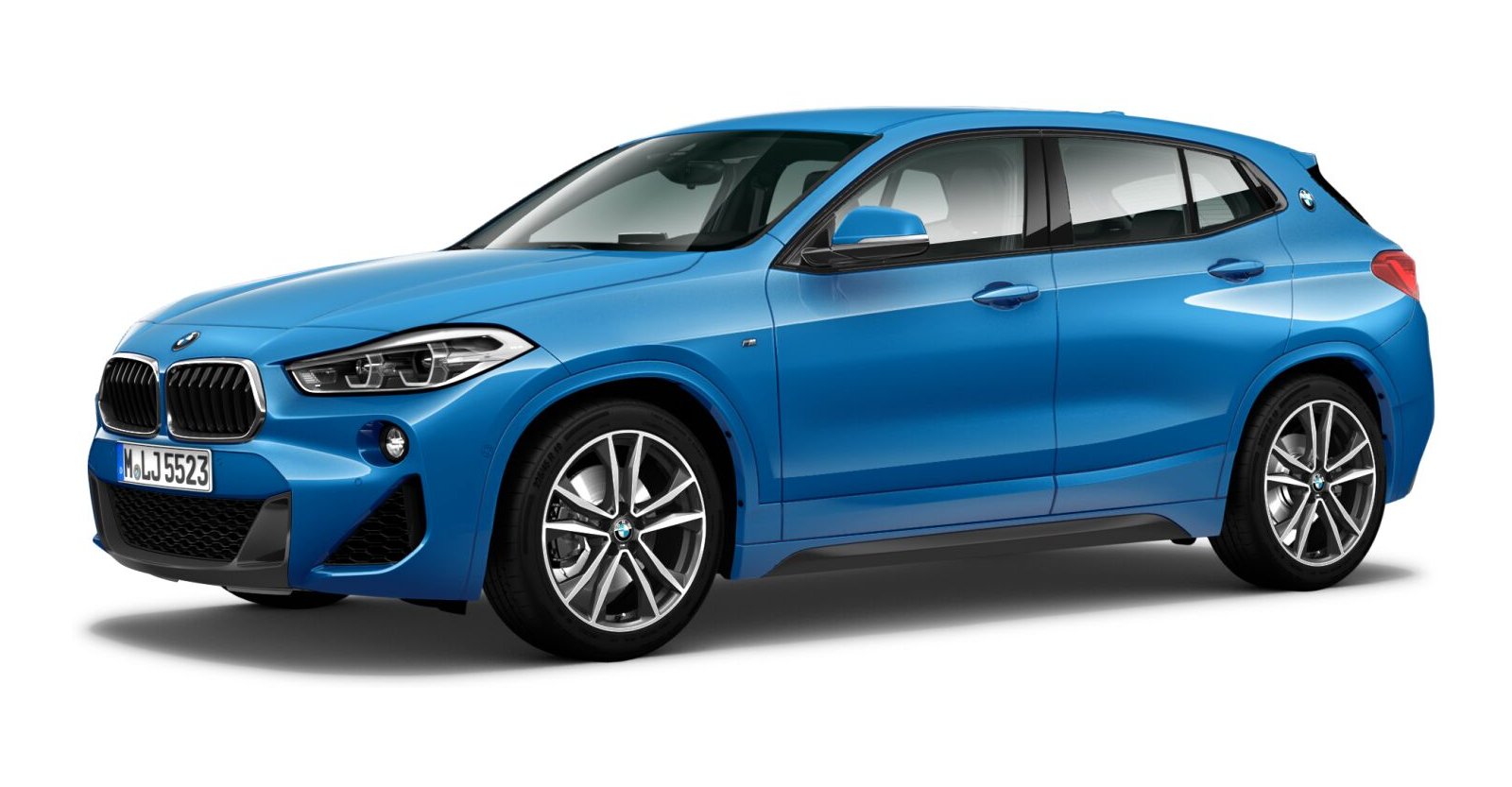 BMW BMW X in Blau von vorne BMW BMW X in Blau von vorne