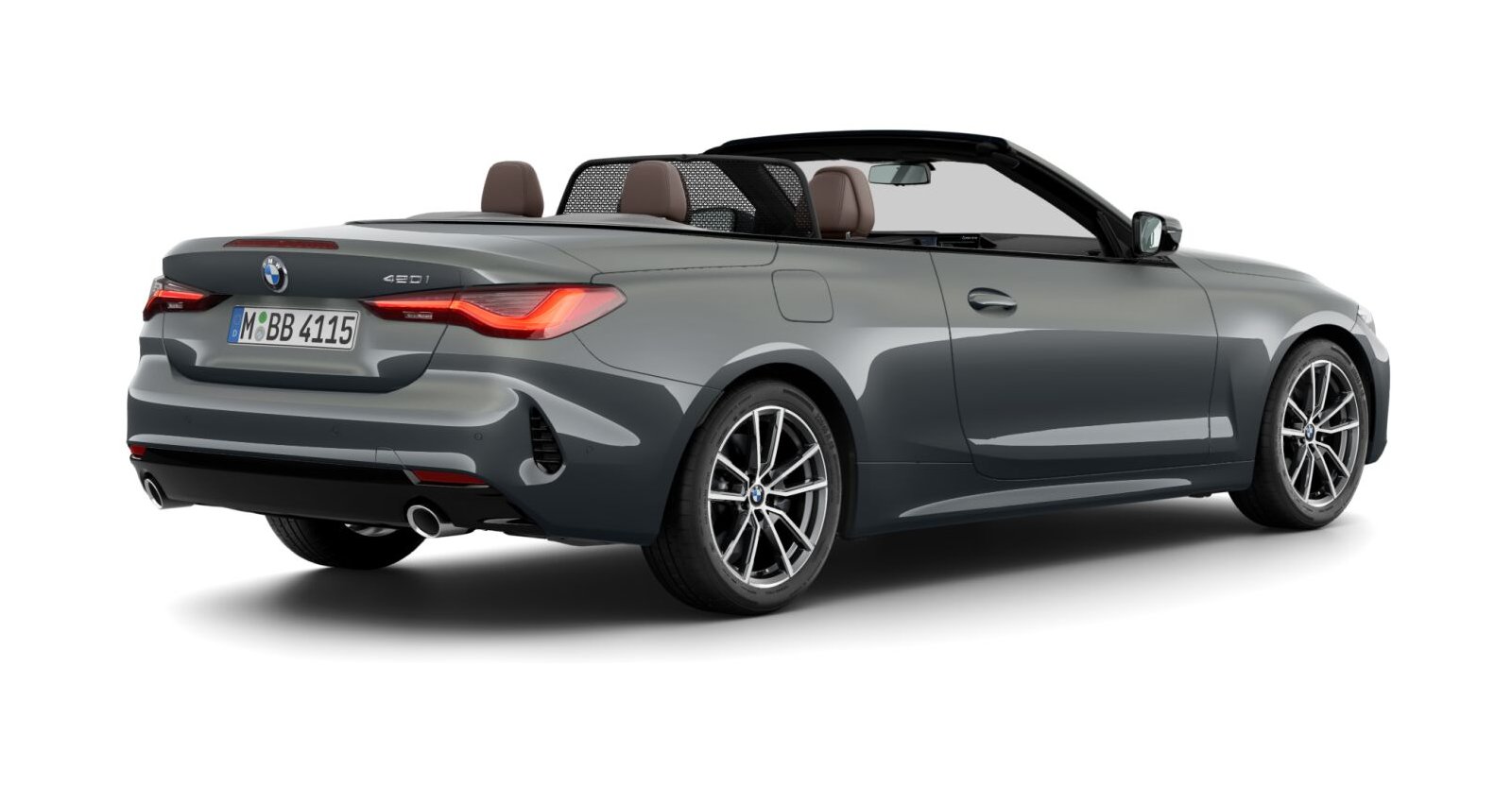 BMW BMW 4er in Grau von hinten BMW BMW 4er in Grau von hinten
