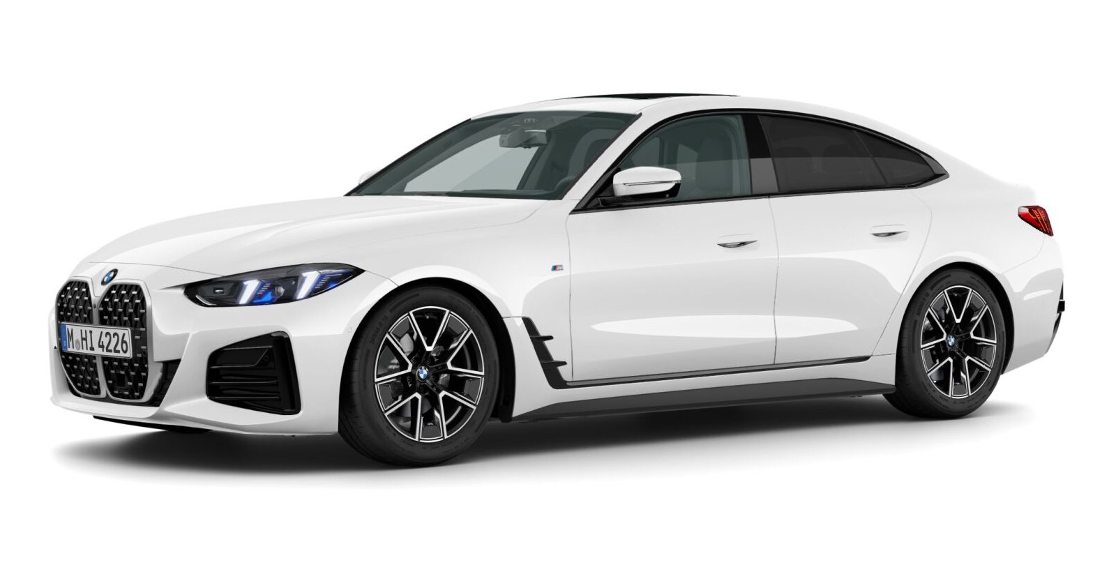 BMW BMW 4er in Weiß von vorne BMW BMW 4er in Weiß von vorne