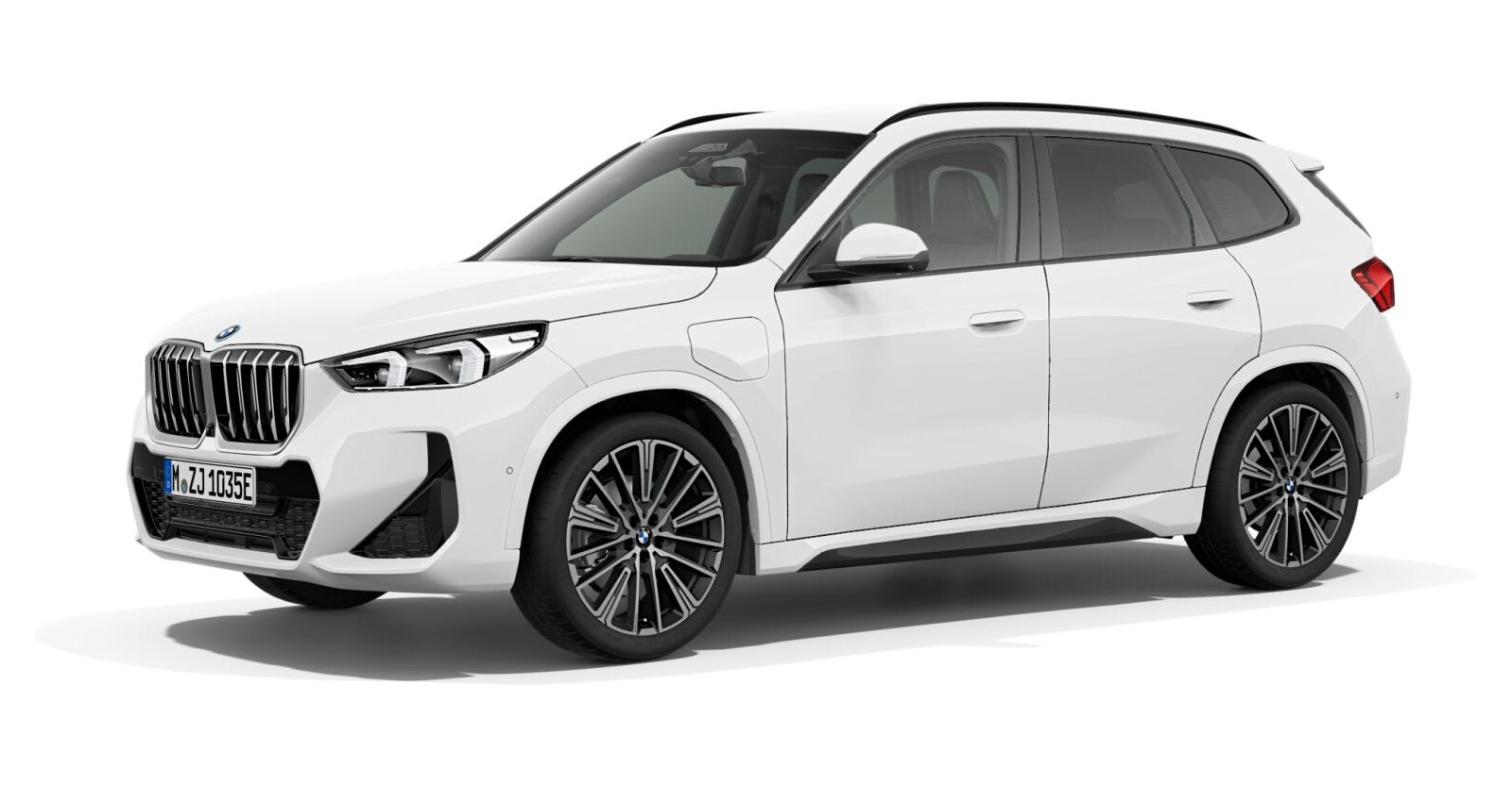 BMW X1 xDrive30e in Weiß von vorne BMW X1 xDrive30e in Weiß von vorne
