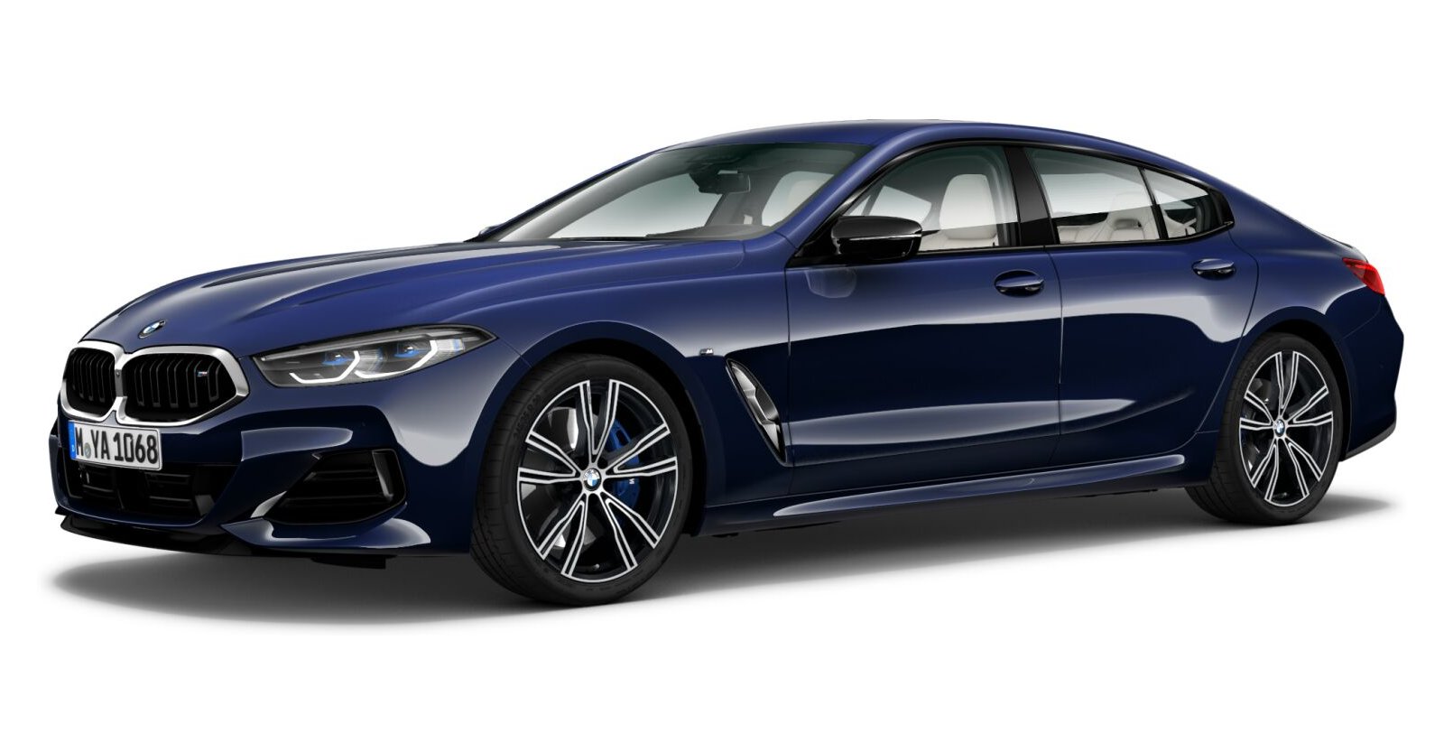 BMW BMW 8er in Blau von vorne BMW BMW 8er in Blau von vorne