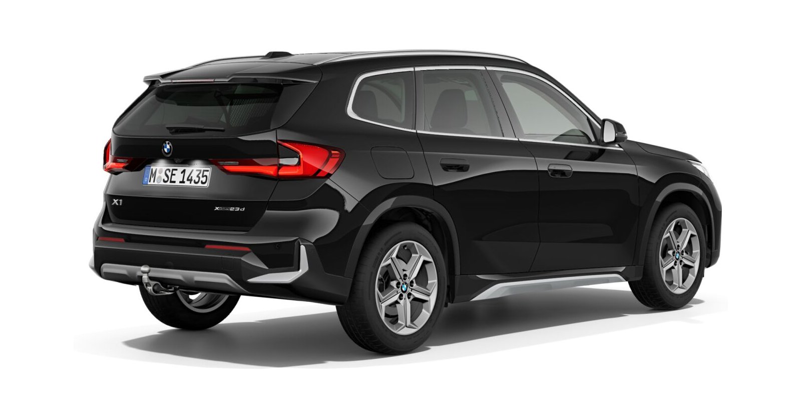 BMW BMW X in Schwarz von hinten BMW BMW X in Schwarz von hinten