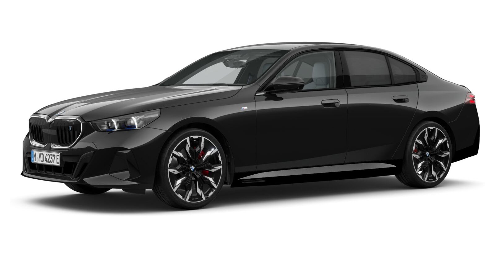 BMW BMW I in Schwarz von vorne BMW BMW I in Schwarz von vorne