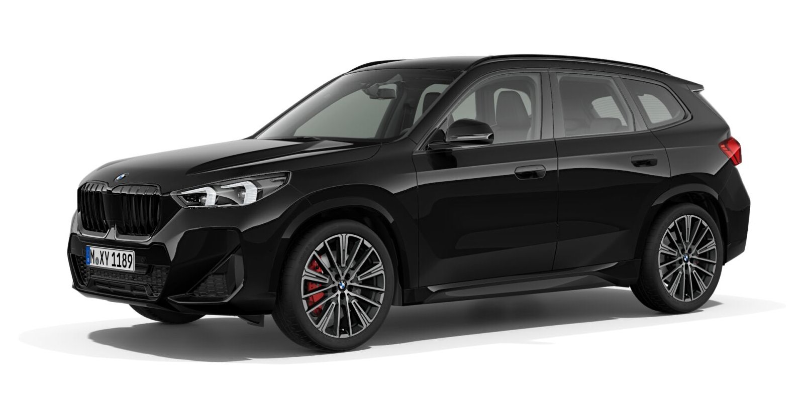 BMW BMW X in Schwarz von vorne