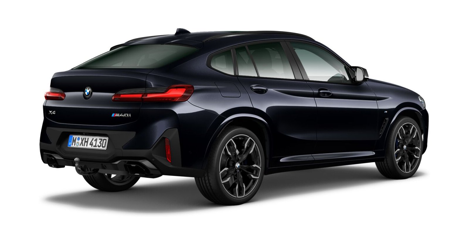 BMW BMW X in Schwarz von hinten BMW BMW X in Schwarz von hinten