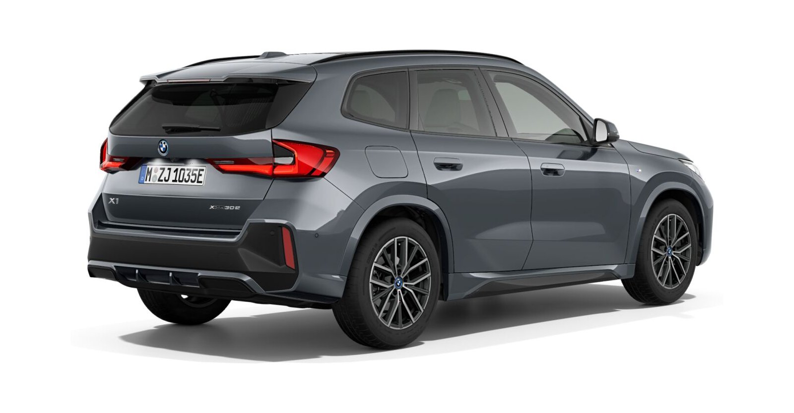 BMW BMW X in Grau von hinten
