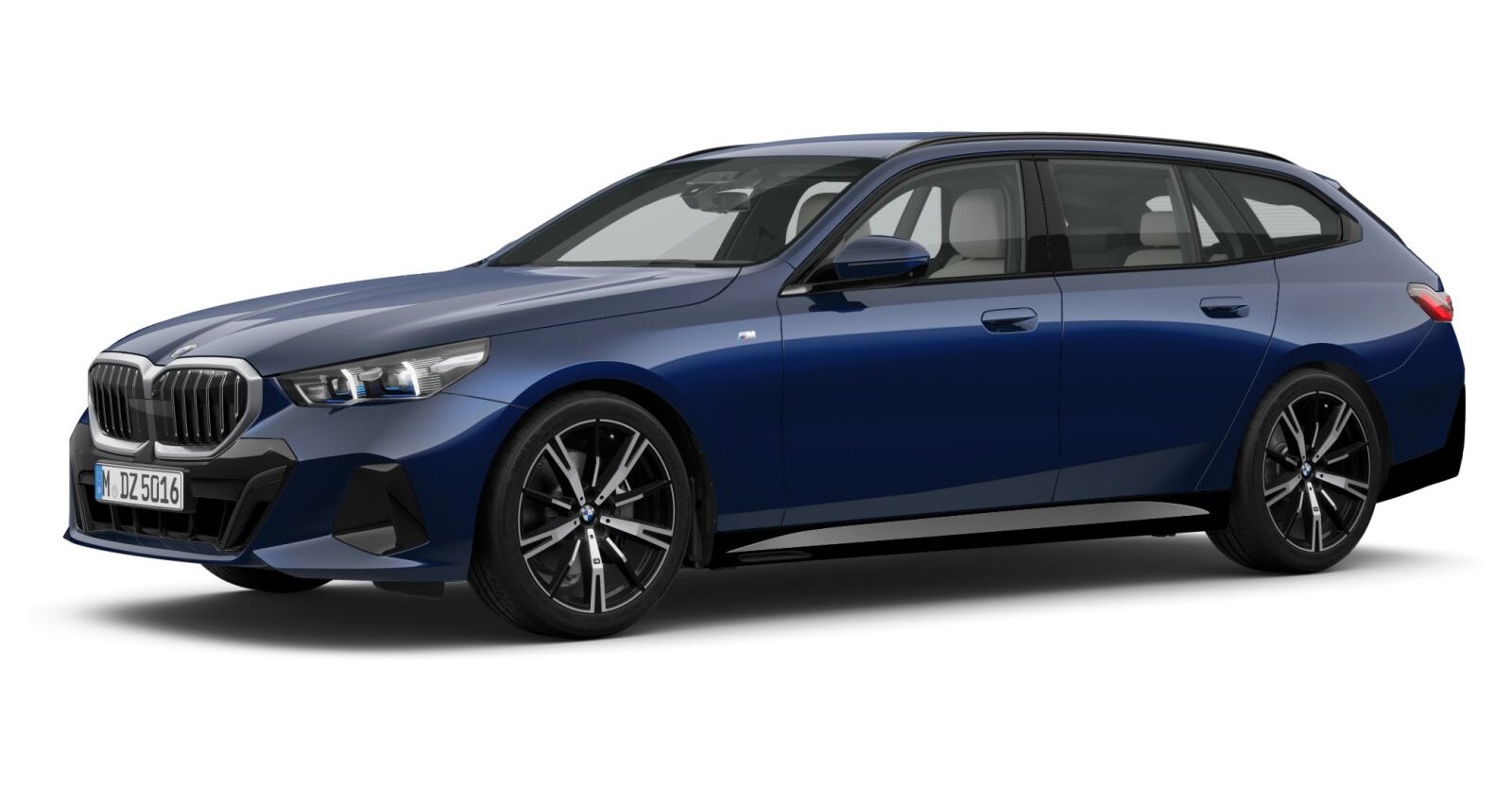 BMW BMW 5er in Blau von vorne BMW BMW 5er in Blau von vorne