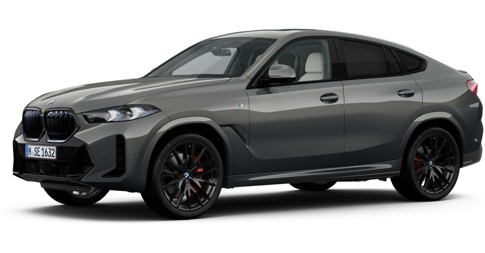 BMW X6 xDrive30d M Sport in Grau von vorne