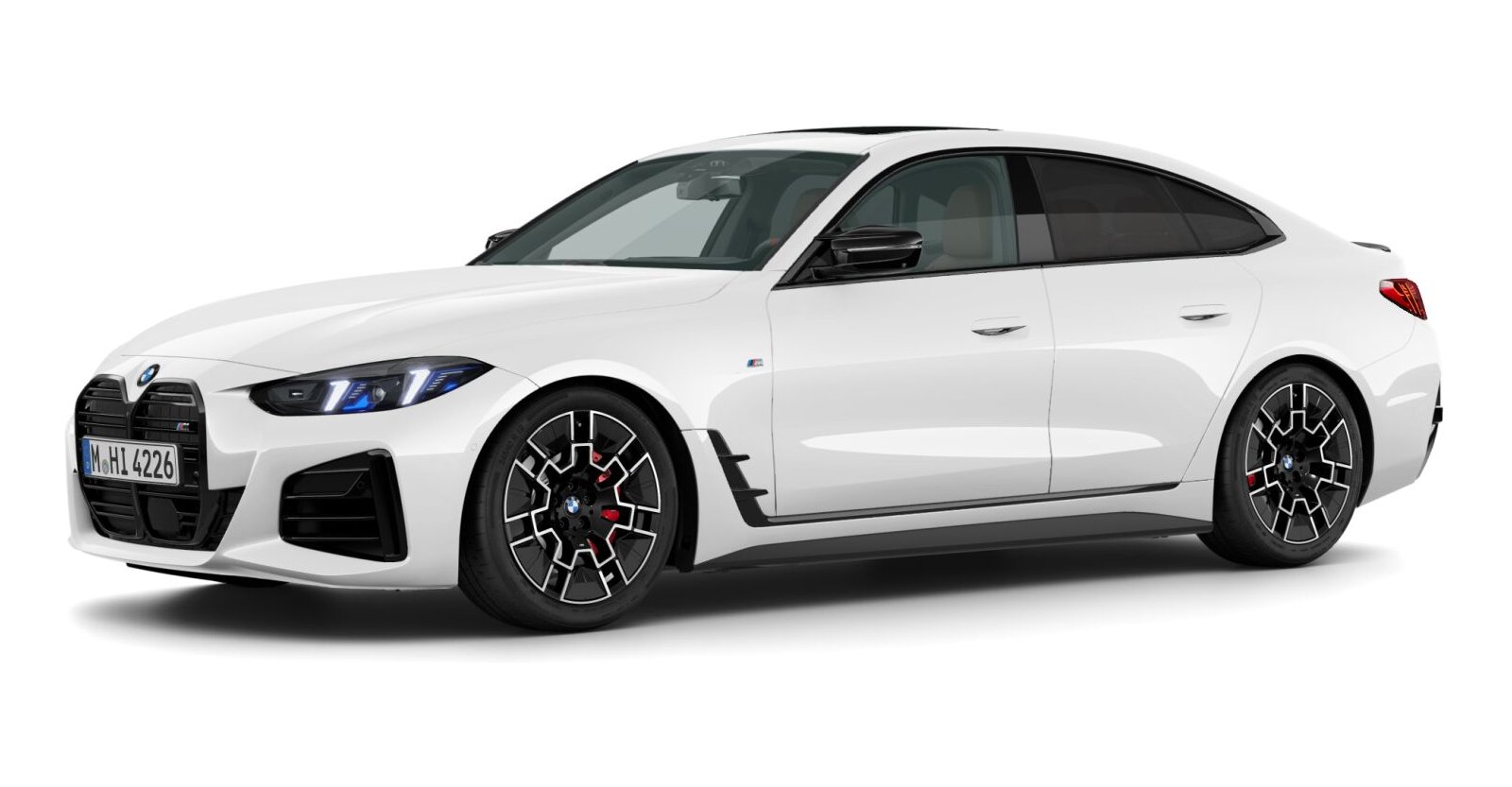 BMW BMW 4er in Weiß von vorne BMW BMW 4er in Weiß von vorne