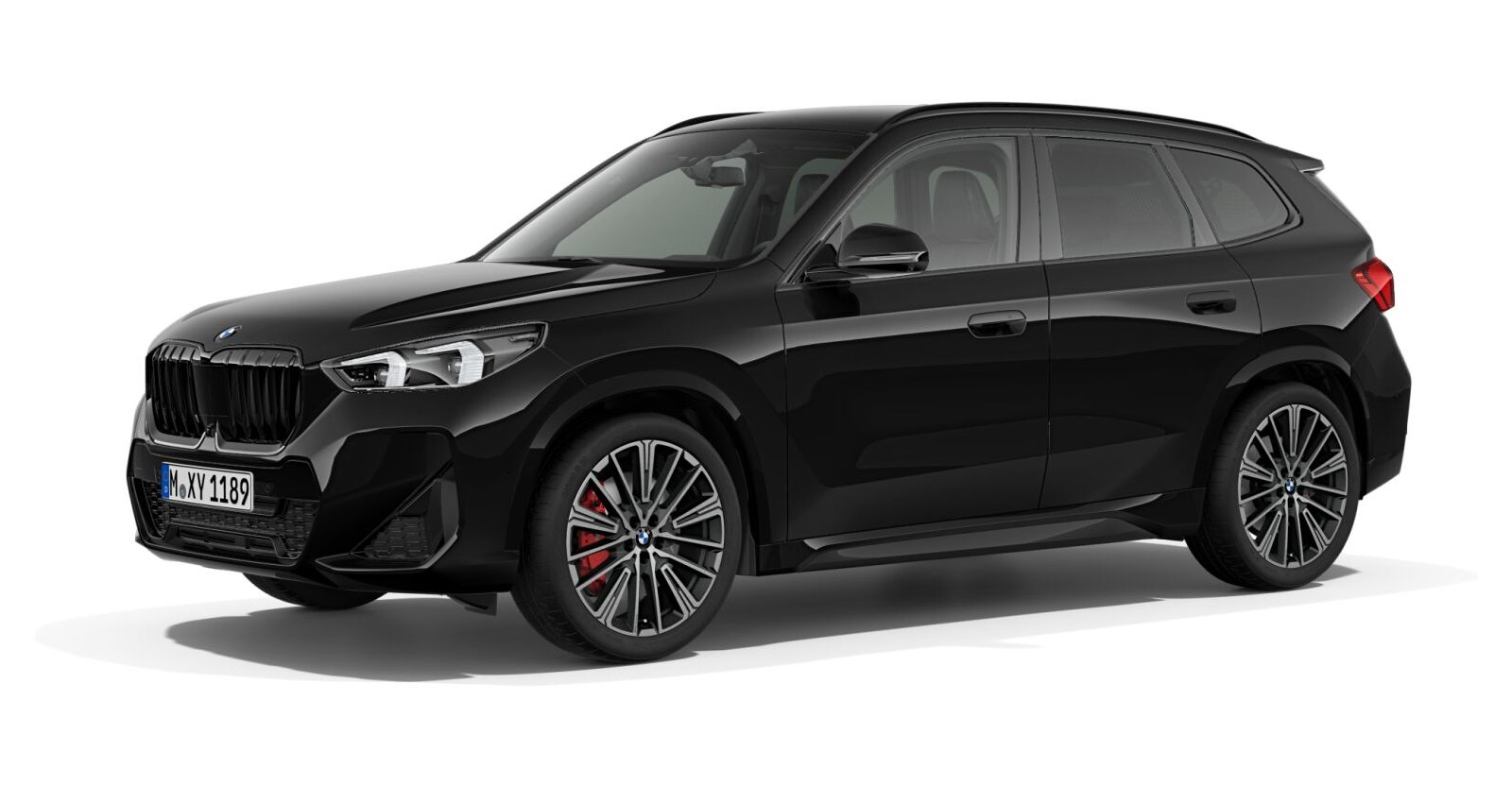 BMW BMW X in Schwarz von vorne