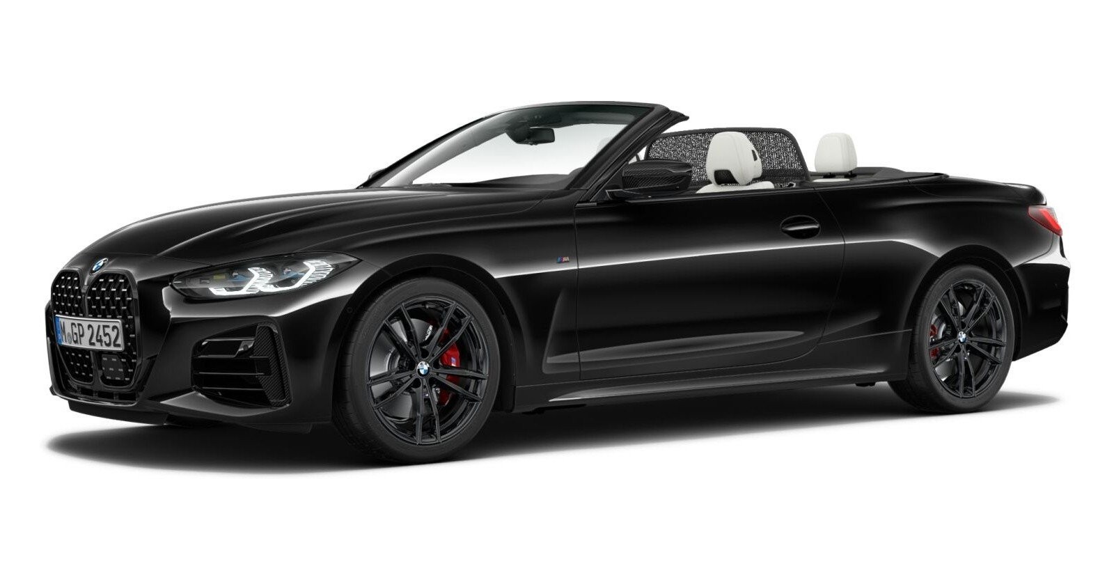BMW BMW 4er in Schwarz von vorne BMW BMW 4er in Schwarz von vorne
