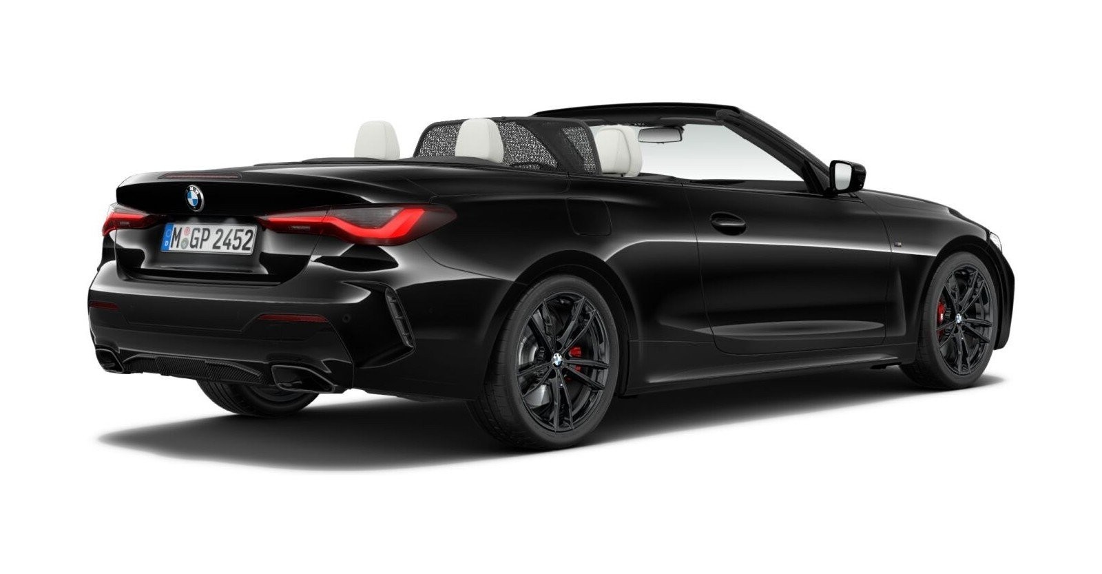 BMW BMW 4er in Schwarz von hinten BMW BMW 4er in Schwarz von hinten