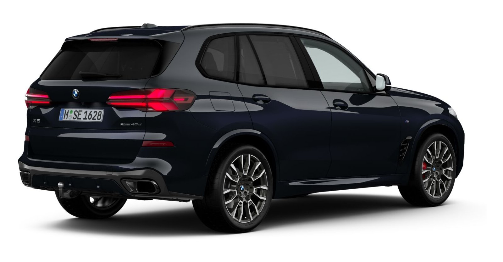 BMW BMW X in Schwarz von hinten BMW BMW X in Schwarz von hinten