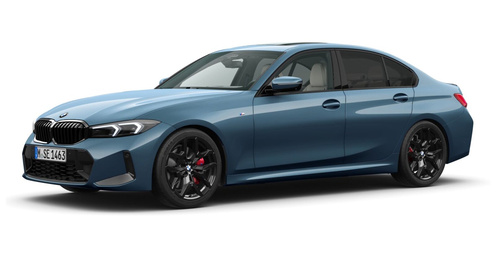 BMW BMW 3er in Blau von vorne
