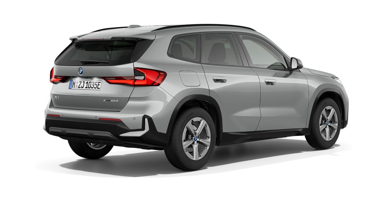 BMW BMW X in Grau von hinten