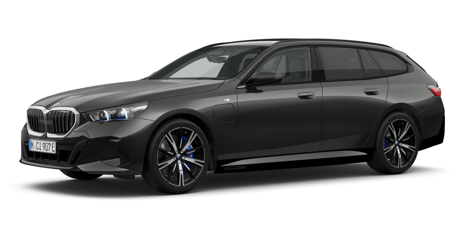 BMW BMW 5er in Grau von vorne