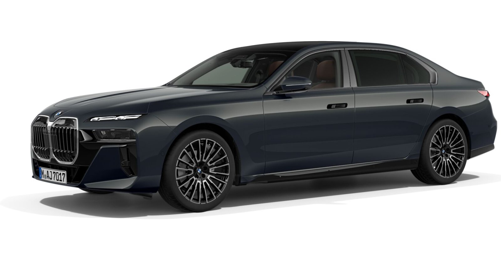 BMW BMW 7er in Grau von vorne
