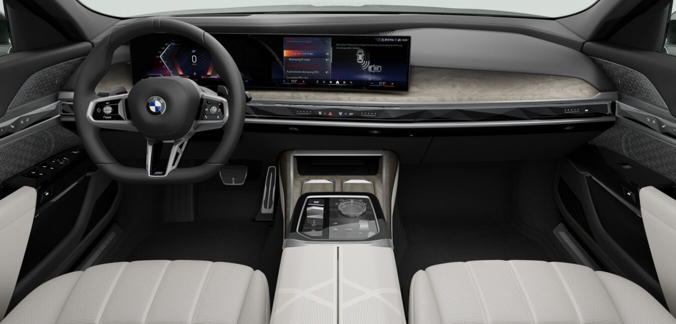 BMW BMW 7er im Innenraum von vorne BMW BMW 7er im Innenraum von vorne