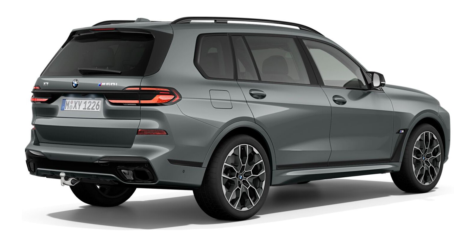 BMW BMW X in Grau von hinten