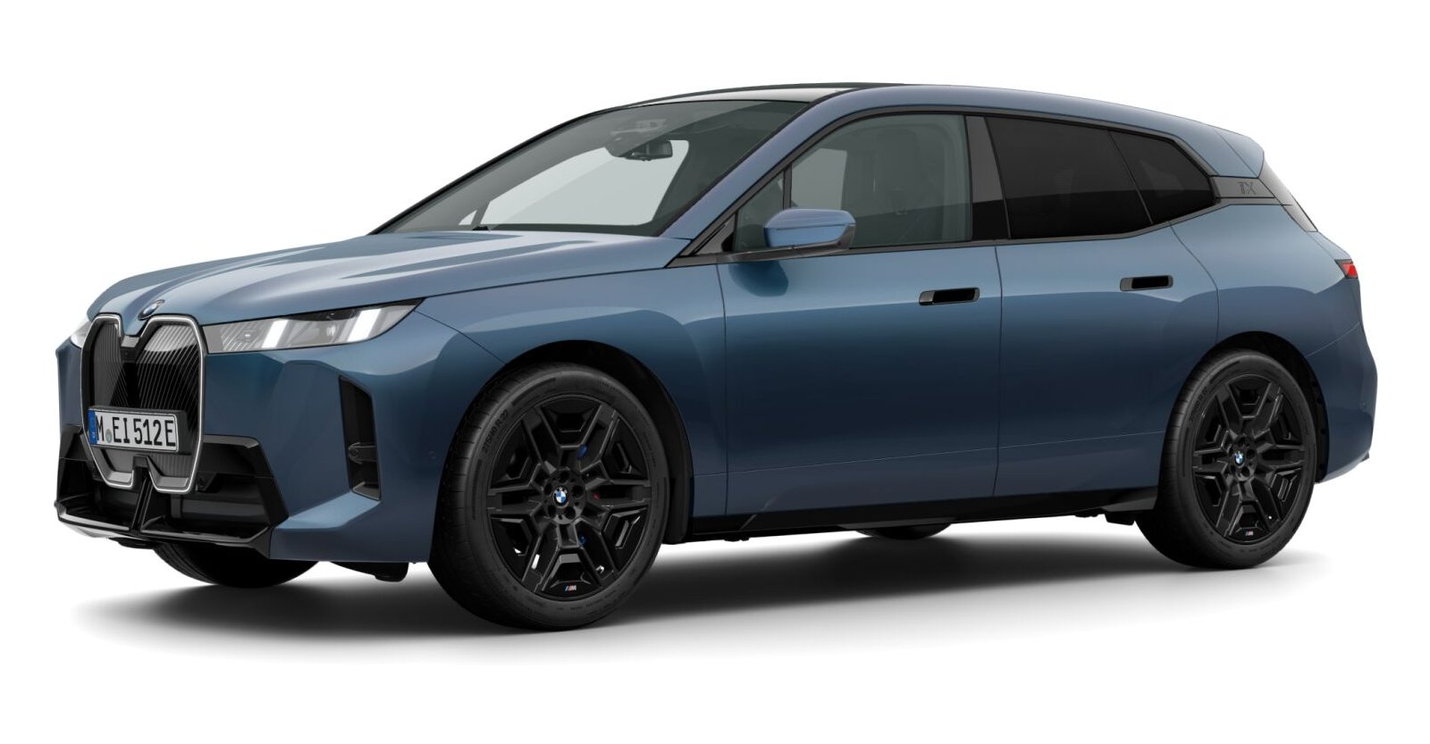 BMW BMW I in Blau von vorne BMW BMW I in Blau von vorne