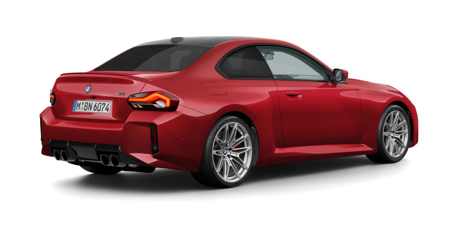 BMW BMW M in Rot von hinten