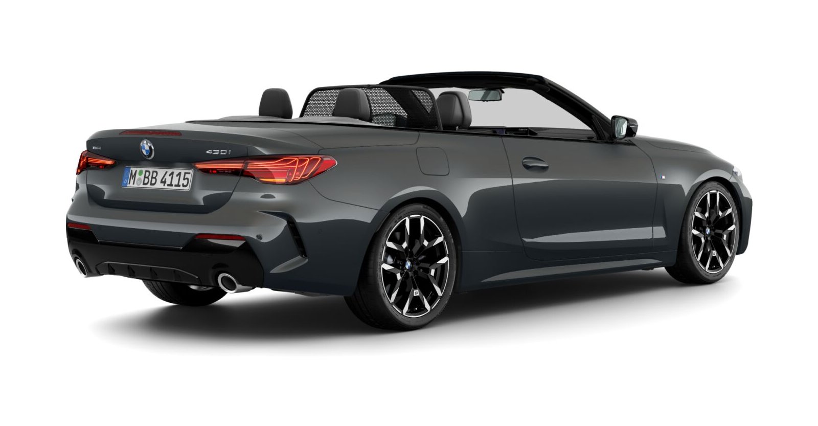 BMW BMW 4er in Grau von hinten