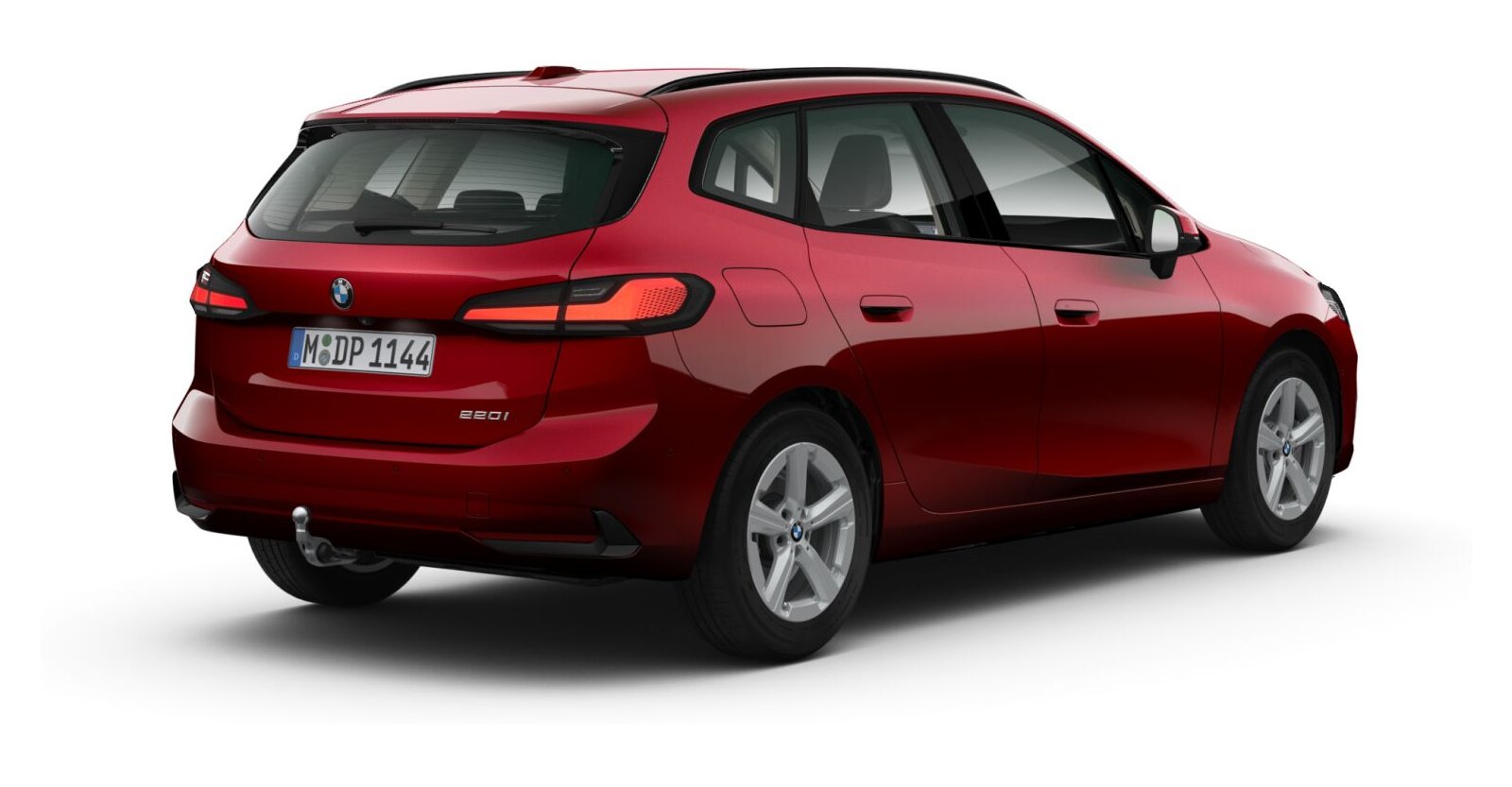 BMW BMW 2er in Rot von hinten BMW BMW 2er in Rot von hinten