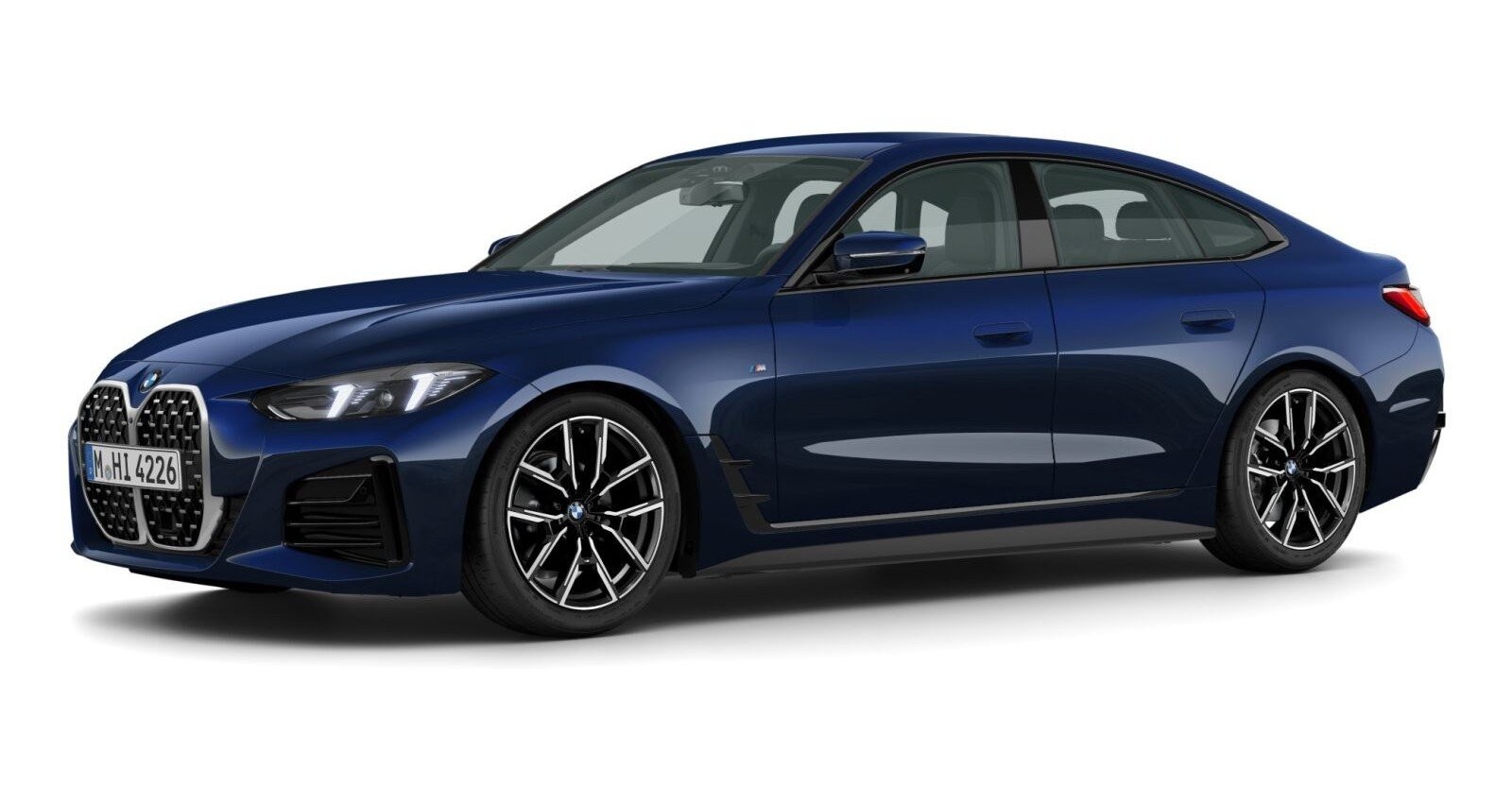BMW BMW 4er in Blau von vorne BMW BMW 4er in Blau von vorne
