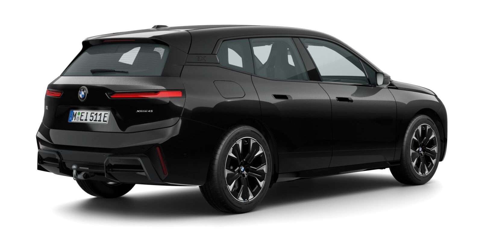 BMW BMW I in Schwarz von hinten