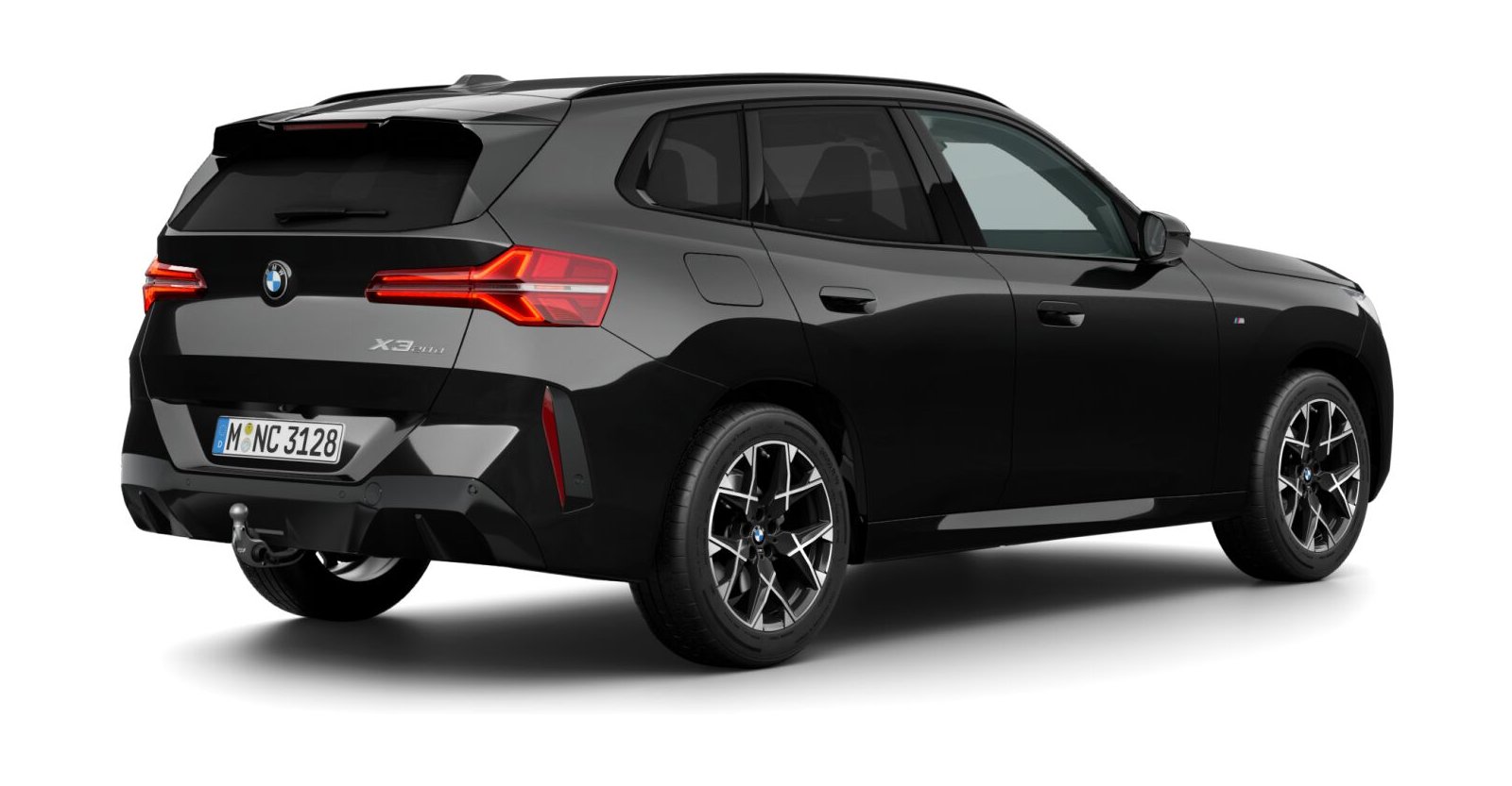 BMW BMW X in Schwarz von hinten BMW BMW X in Schwarz von hinten