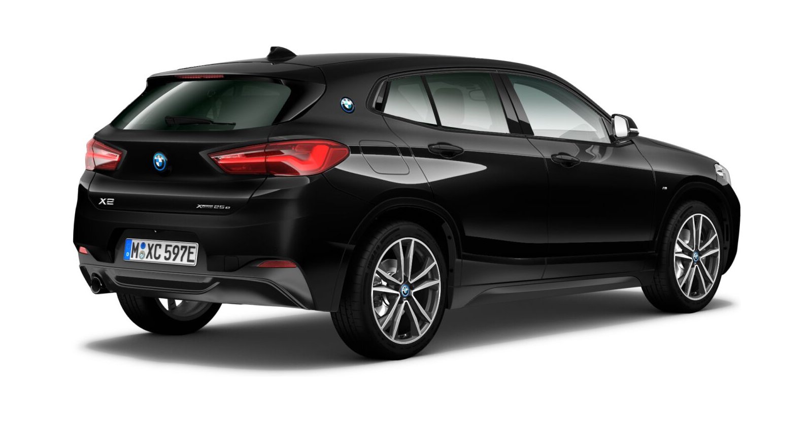 BMW BMW X in Schwarz von hinten BMW BMW X in Schwarz von hinten