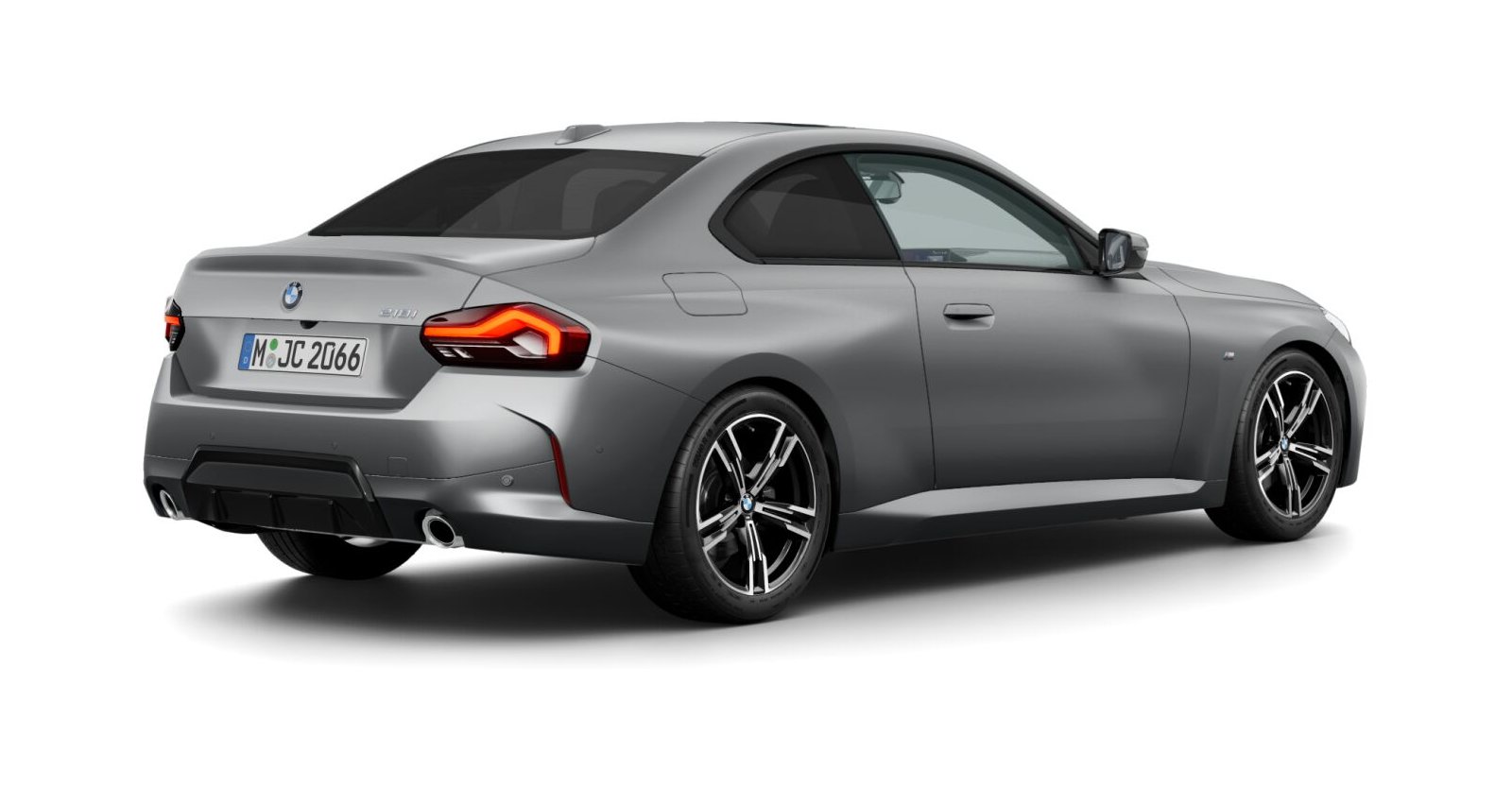 BMW BMW 2er in Grau von hinten BMW BMW 2er in Grau von hinten
