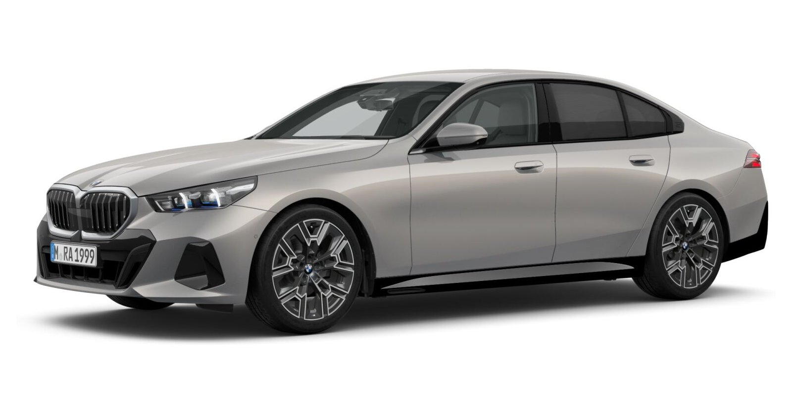 BMW BMW 5er in Grau von vorne