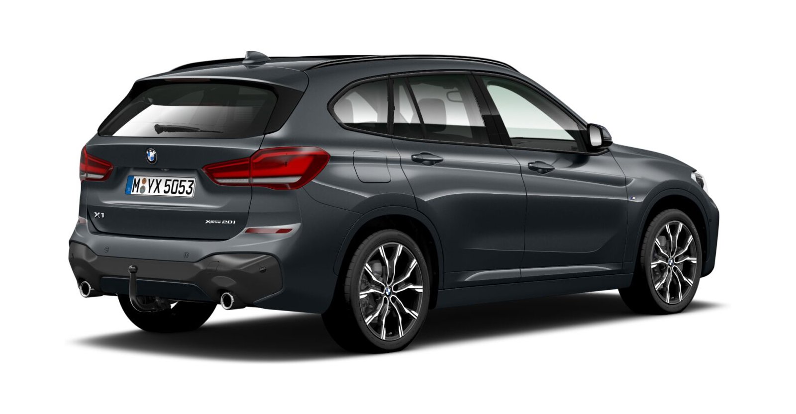 BMW BMW X in Grau von hinten BMW BMW X in Grau von hinten