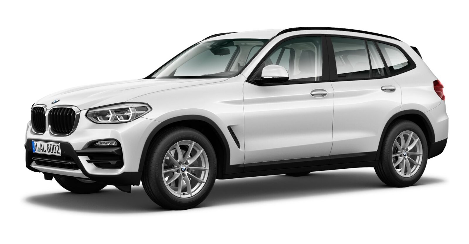 BMW X3 xDrive20d in Weiß von vorne BMW X3 xDrive20d in Weiß von vorne