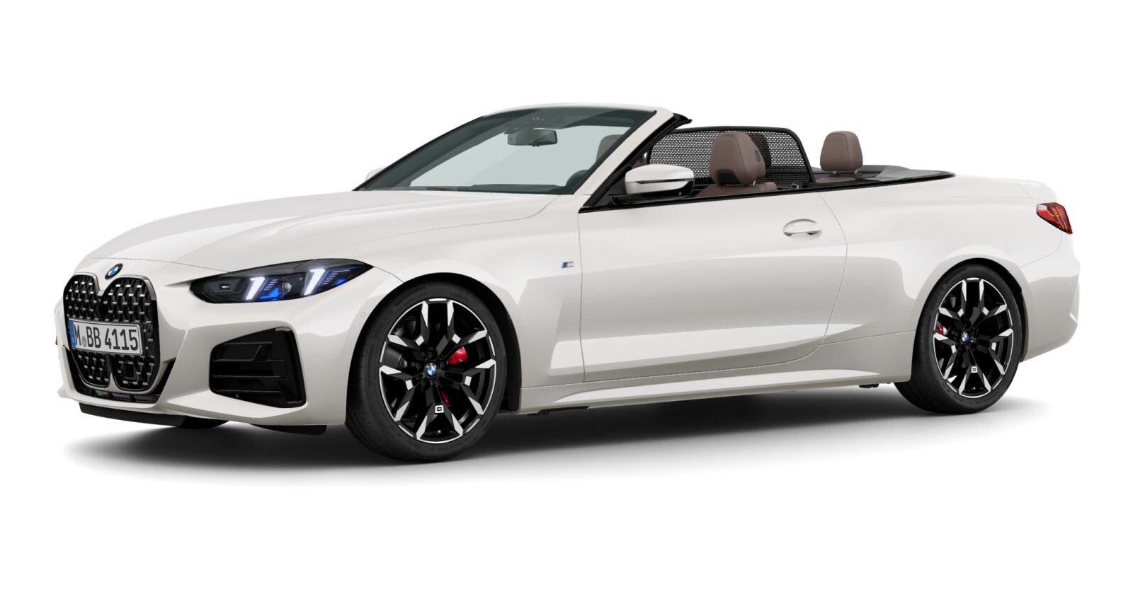 BMW BMW 4er in Weiß von vorne