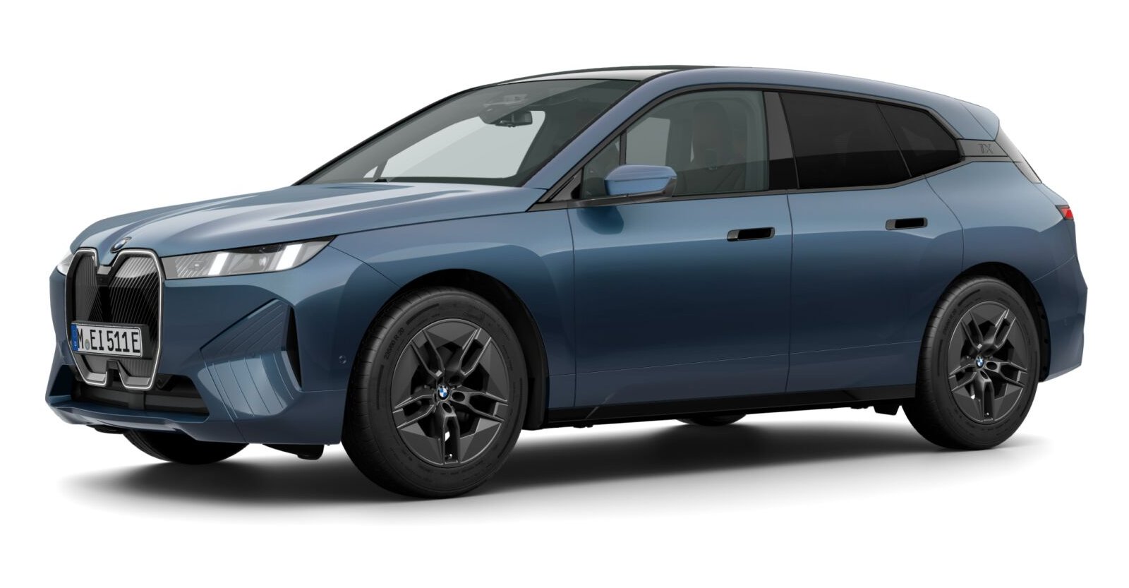 BMW BMW I in Blau von vorne