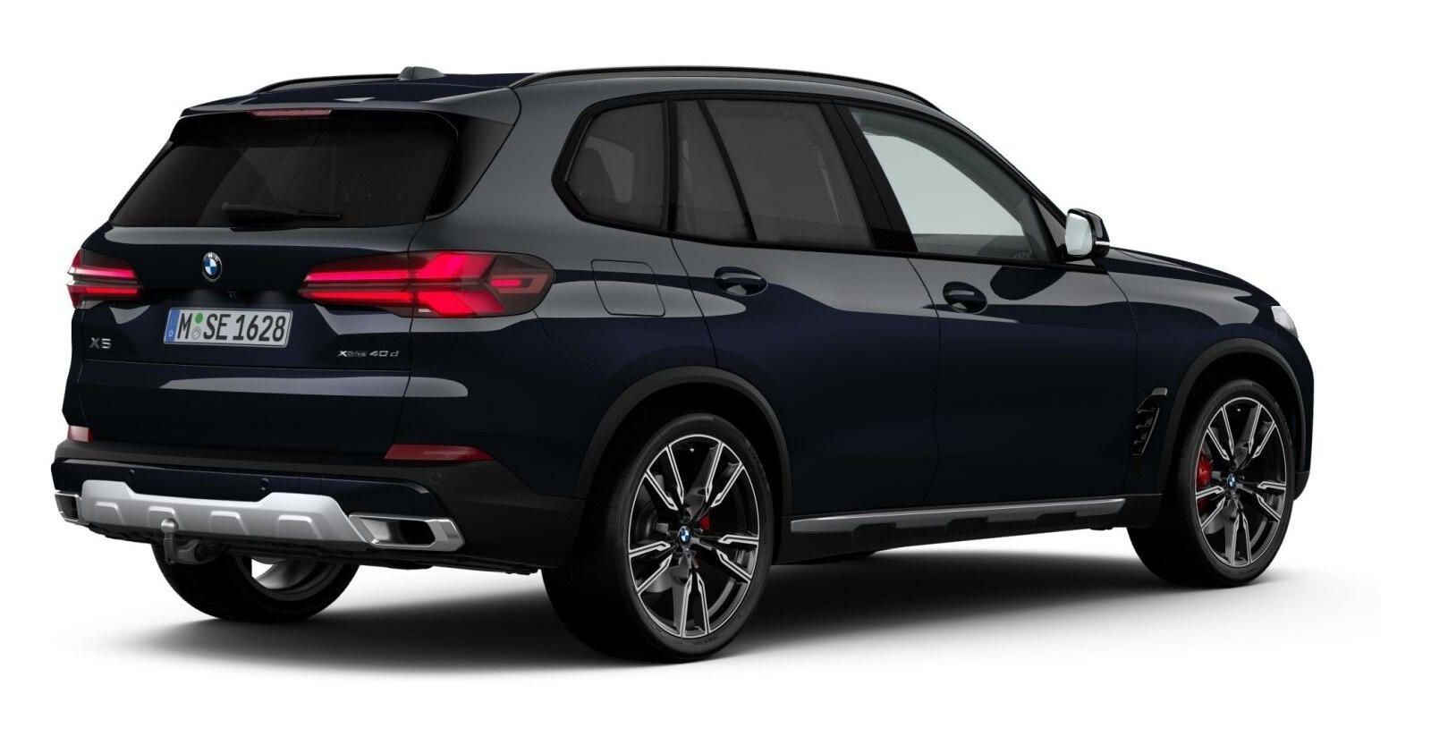 BMW BMW X in Schwarz von hinten BMW BMW X in Schwarz von hinten