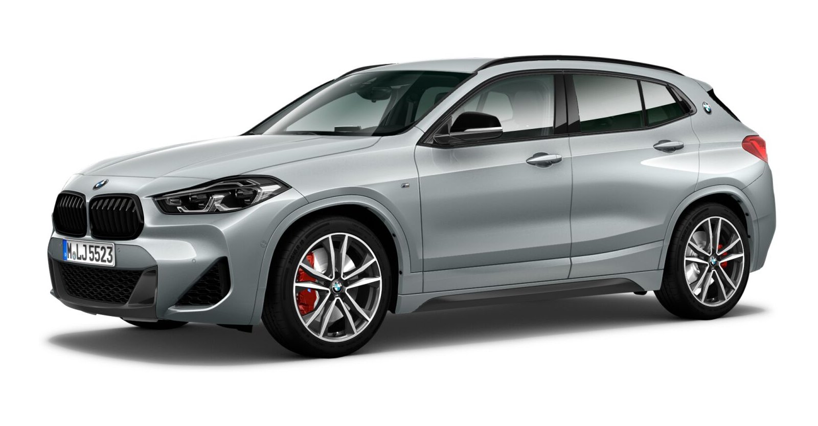 BMW X2 sDrive20i in Grau von vorne
