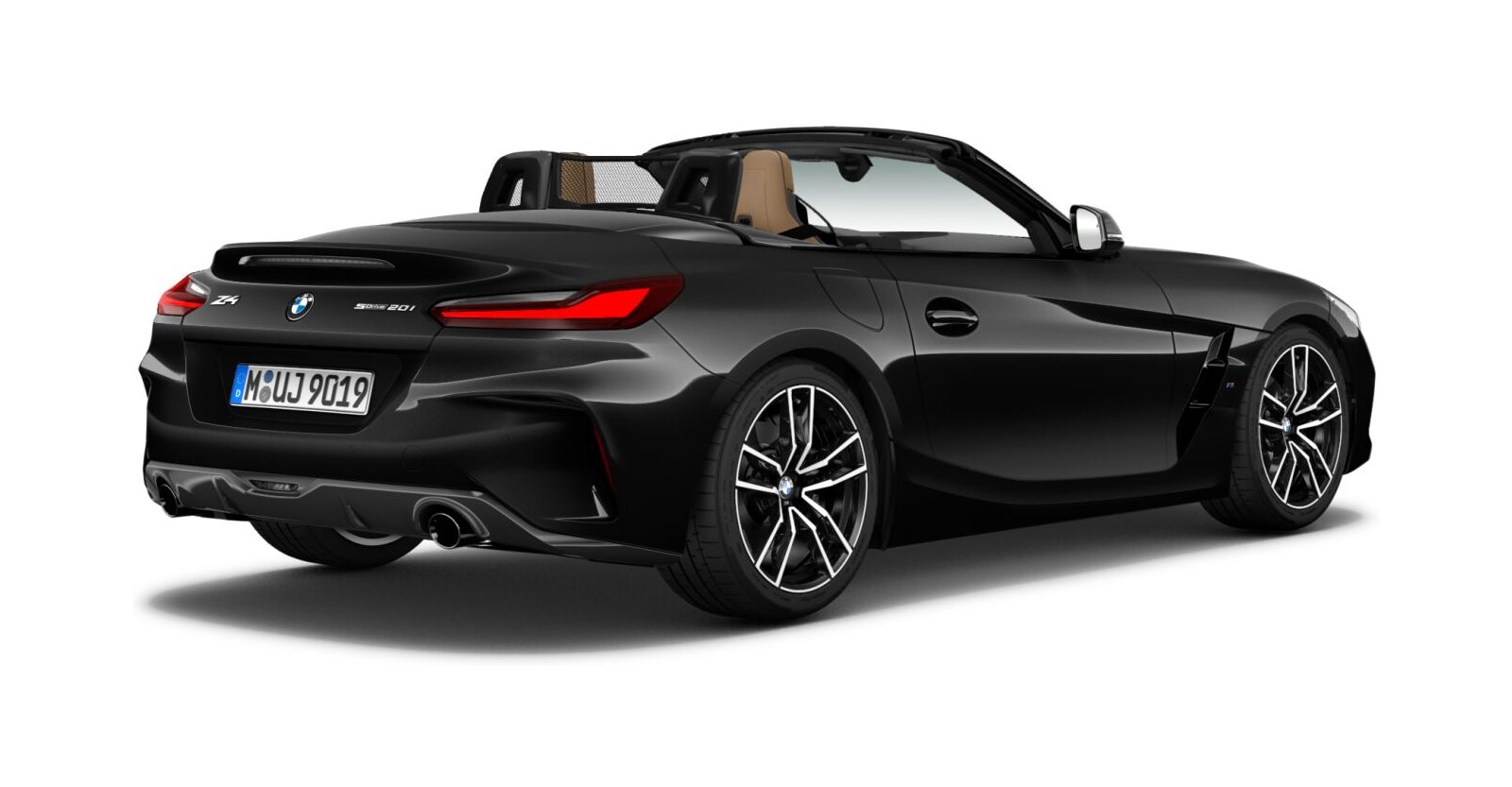 BMW BMW Z in Schwarz von hinten BMW BMW Z in Schwarz von hinten