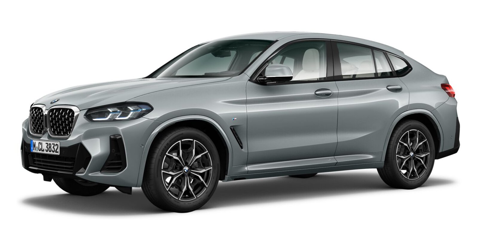 BMW X4 xDrive20d in Grau von vorne BMW X4 xDrive20d in Grau von vorne
